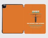 Thumbnail for Ascent AeroSystems Spirit design on orange ipad tablet case