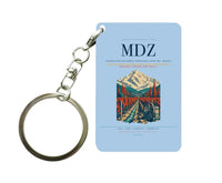 Thumbnail for Governor Francisco Gabrielli International Airport (MDZ) design on light blue key chain