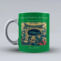 Thumbnail for VINTAGE G4505 - The Sandbag Hangar - Ceramic Mug design on green