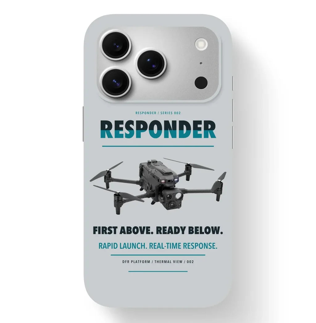 BRINC Responder Case design on light gray iphone case
