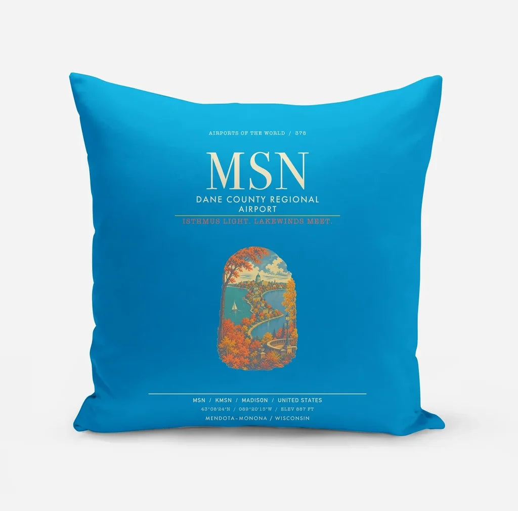 Dane County Regional Airport Madison MSN - Turquoise