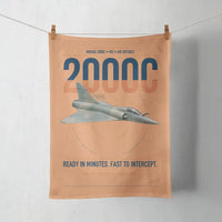 Thumbnail for Dassault Mirage 2000C RDI design on orange towel