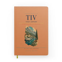 Thumbnail for Tivat Airport (TIV) design on orange notebook