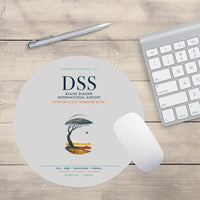 Thumbnail for Blaise Diagne International Airport (DSS) design on light gray round mouse pad
