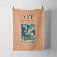 Thumbnail for Yellowknife Airport (YZF) design on orange towel