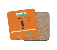 Thumbnail for Ascent AeroSystems Spirit design on orange 1 piece coaster