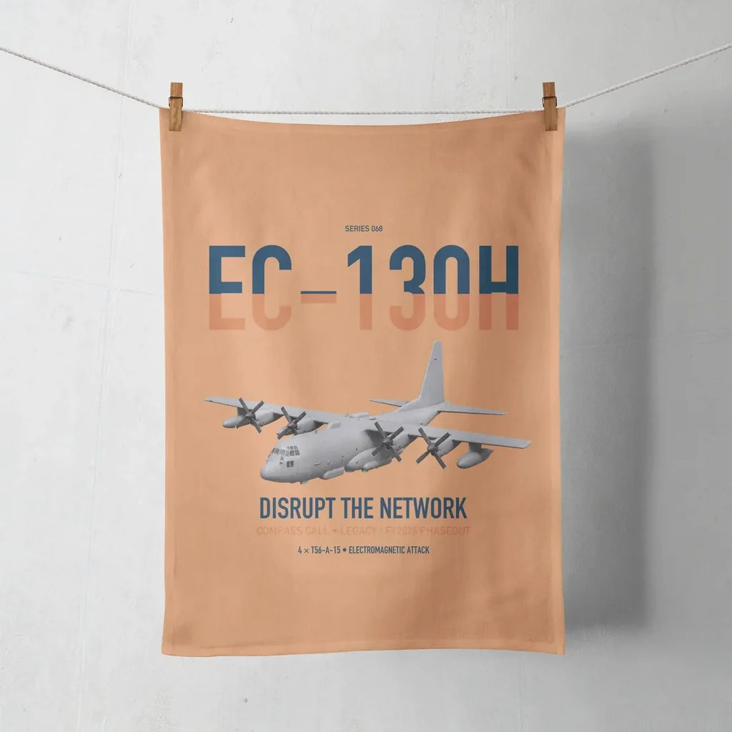 EC-130H Compass Call design on orange towel