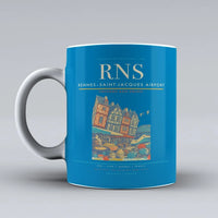 Thumbnail for Rennes–Saint-Jacques Airport (RNS) airport code design on turquoise ceramic mug