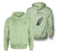 Thumbnail for Glacier Park International Airport (FCA) design on light green double-side hoodie