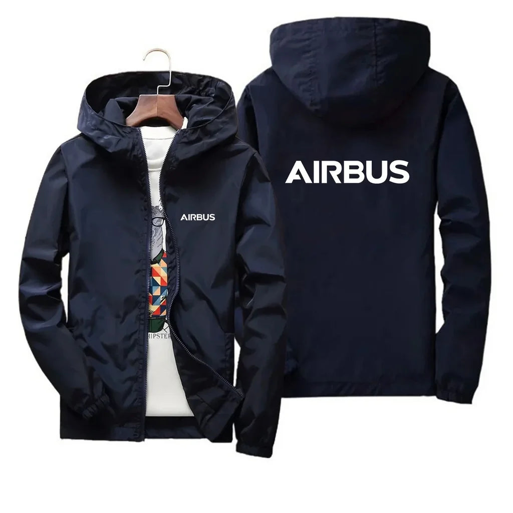 Customisable Airbus & Text Windbreaker - view 10