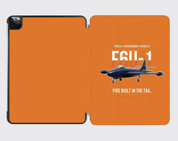 Thumbnail for F6U-1 Pirate Fire Built in the Tail design on orange ipad tablet case