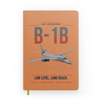 Thumbnail for B-1B Lancer design on orange notebook