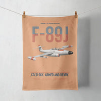 Thumbnail for F-89J Scorpion design on orange towel