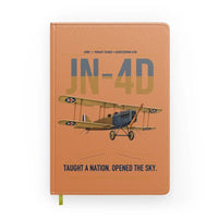 Thumbnail for Curtiss JN-4D Jenny design on orange notebook