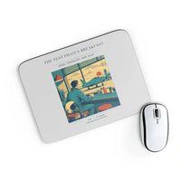 Thumbnail for VINTAGE G4457 - The Test Pilot's Breakfast - Designed Mouse Pads design on lightgray rectangle