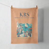 Thumbnail for Kristiansand Airport, Kjevik (KRS) design on orange towel
