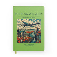Thumbnail for VINTAGE G4089 - The Runway Garden - Designed Notebooks design on lightgreen
