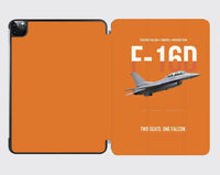 Thumbnail for F-16D Fighting Falcon Two Seats One Falcon design on orange ipad tablet case
