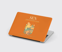 Thumbnail for London Southend Airport (SEN) design on orange MacBook case
