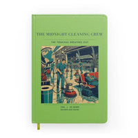Thumbnail for VINTAGE G4378 - The Midnight Cleaning Crew - Designed Notebooks design on lightgreen