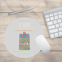 Thumbnail for Jorge Wilstermann International Airport CBB Mouse-Pad Round - Light Gray