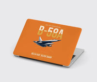 Thumbnail for B-58A Hustler design on orange MacBook case