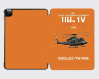 Thumbnail for Bell UH-1Y Venom design on orange ipad tablet case