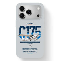 Thumbnail for Cessna 175 Skylark design on light gray magsafe iphone case, for iPhone 17 Pro