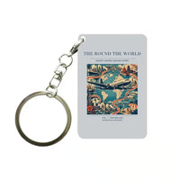 Thumbnail for VINTAGE G4100 - The Round The World - Designed Key Chain design on lightgray