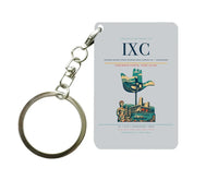 Thumbnail for Shaheed Bhagat Singh International Airport IXC — Chandigarh Key Chain design on light gray key chain