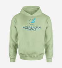 Thumbnail for Azerbaijan Airlines logo printed on light green hoodie