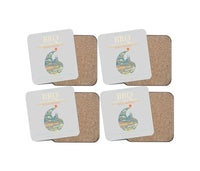 Thumbnail for Brno - Turany Airport BRQ Coaster 4-Pieces-Set - Light Gray