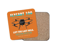 Thumbnail for DJI FlyCart 100 design on orange 1 piece coaster