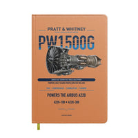 Thumbnail for PW1500G design on orange notebook