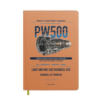 Thumbnail for PW500 design on orange notebook