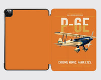 Thumbnail for Curtiss P-6E Hawk design on orange ipad tablet case