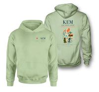 Thumbnail for Kemi-Tornio Airport (KEM) design on light green double-side hoodie