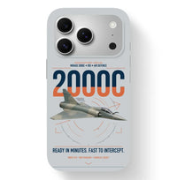 Thumbnail for Dassault Mirage 2000C RDI design on light gray magsafe iphone case, for iPhone 17 Pro