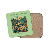 Thumbnail for The Highland Strip - Designed Coasters design on light green 1-piece