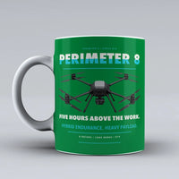 Thumbnail for Perimeter 8 Mug design on green skyfront