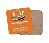 Thumbnail for Aviat Husky A-1C-180 design on orange 1 piece coaster