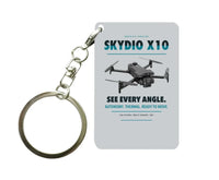 Thumbnail for Skydio X10 Key Chain design on light gray key chain