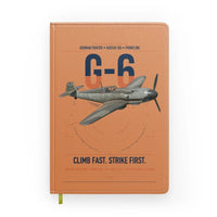 Thumbnail for Messerschmitt Bf 109G-6 design on orange notebook