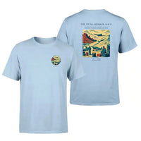 Thumbnail for VINTAGE G4334 - The Dune Shadow Race - Double-Side T-Shirt design on lightblue double side t shirt