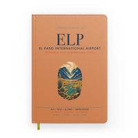 Thumbnail for El Paso International Airport (ELP) design on orange notebook