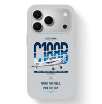 Thumbnail for Cessna A188B AgTruck design on light gray magsafe iphone case, for iPhone 17 Pro