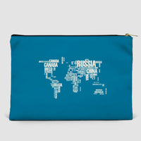 Thumbnail for World Map Zipper Pouch - view 10