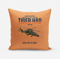 Thumbnail for Airbus Helicopters Tiger HAD design on orange pillow