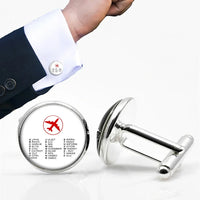 Thumbnail for Aviation Alphabet Cuff Links - view 10