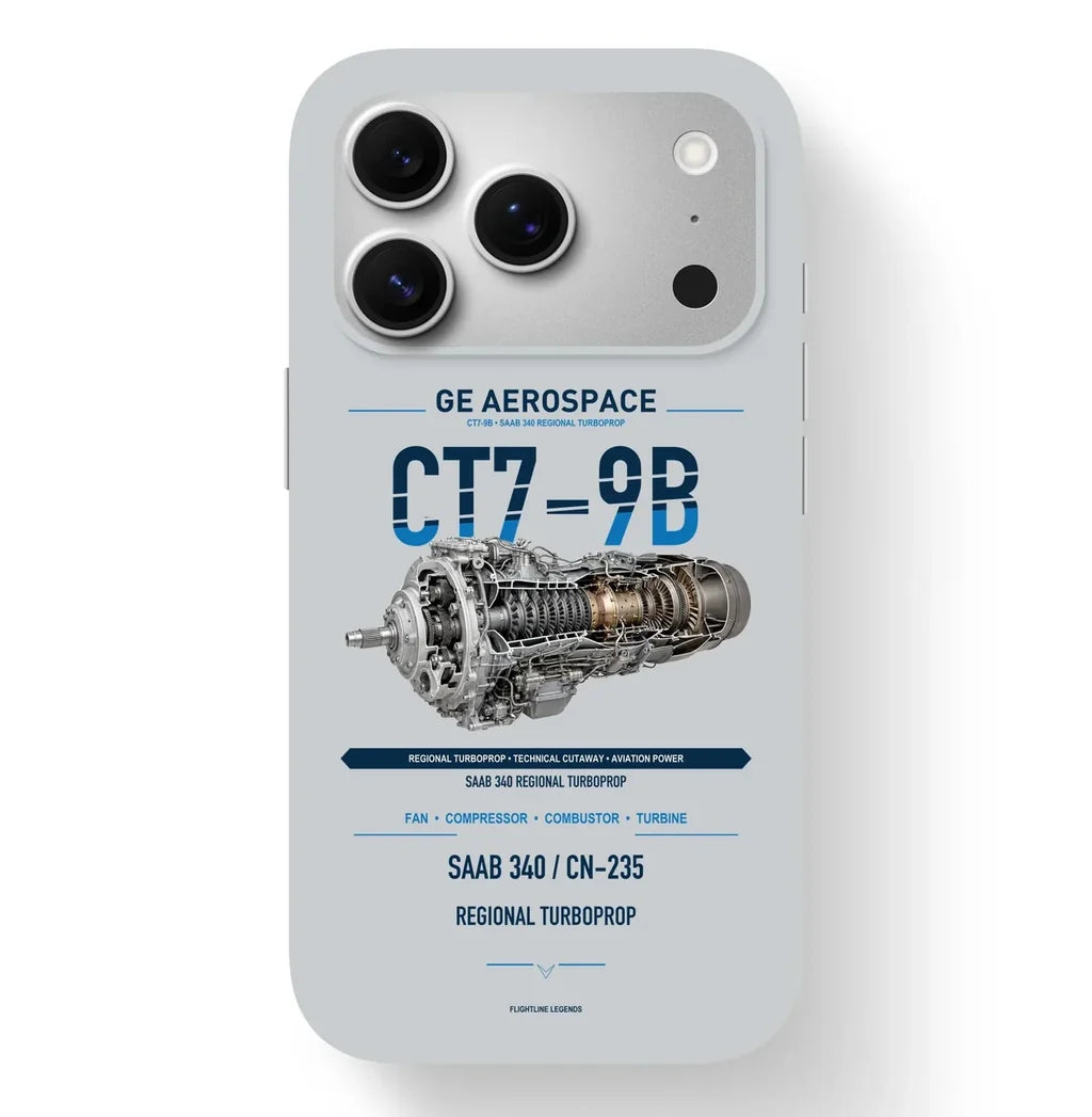 CT7-9B Case design on light gray iphone case